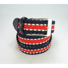 Elastic Woven Waistband Buckle Belt